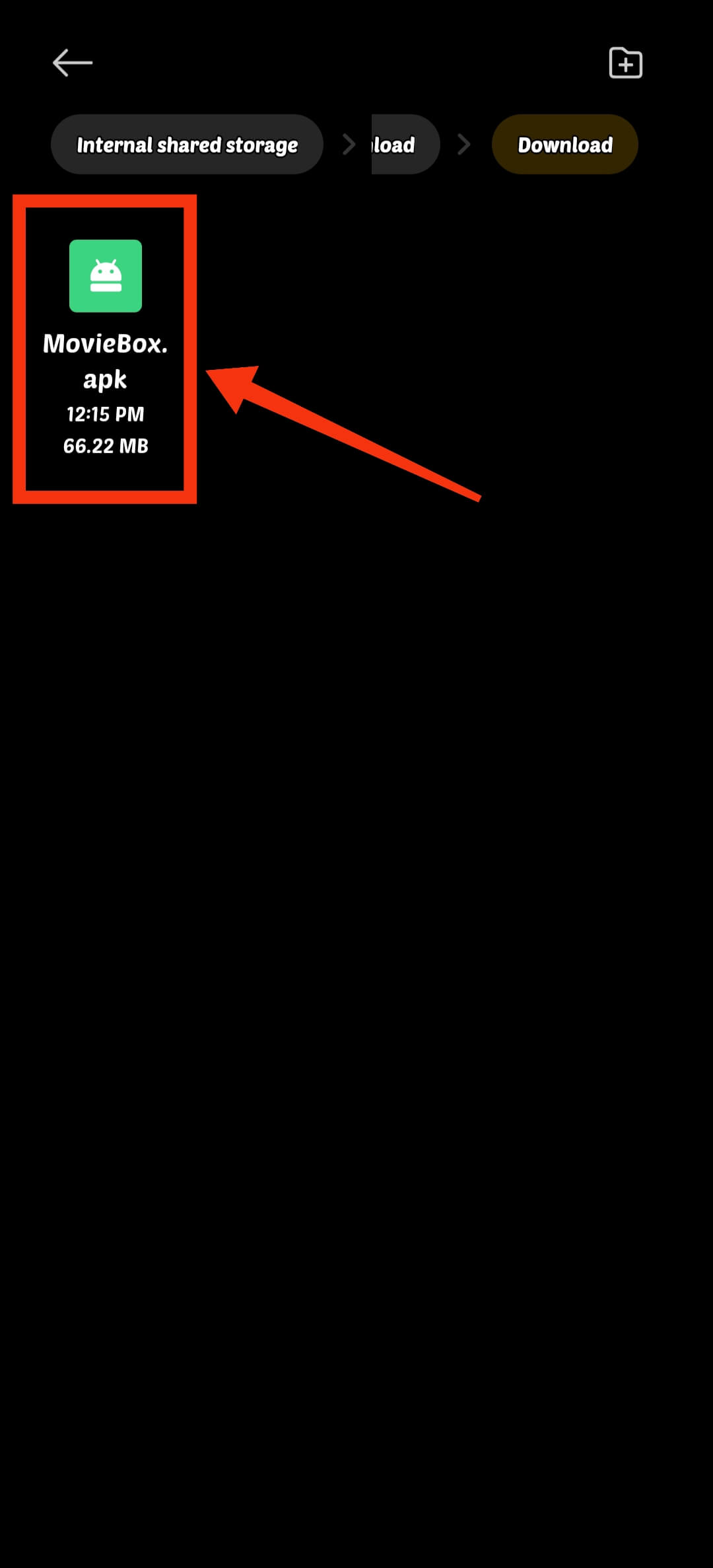 Locate APK File
