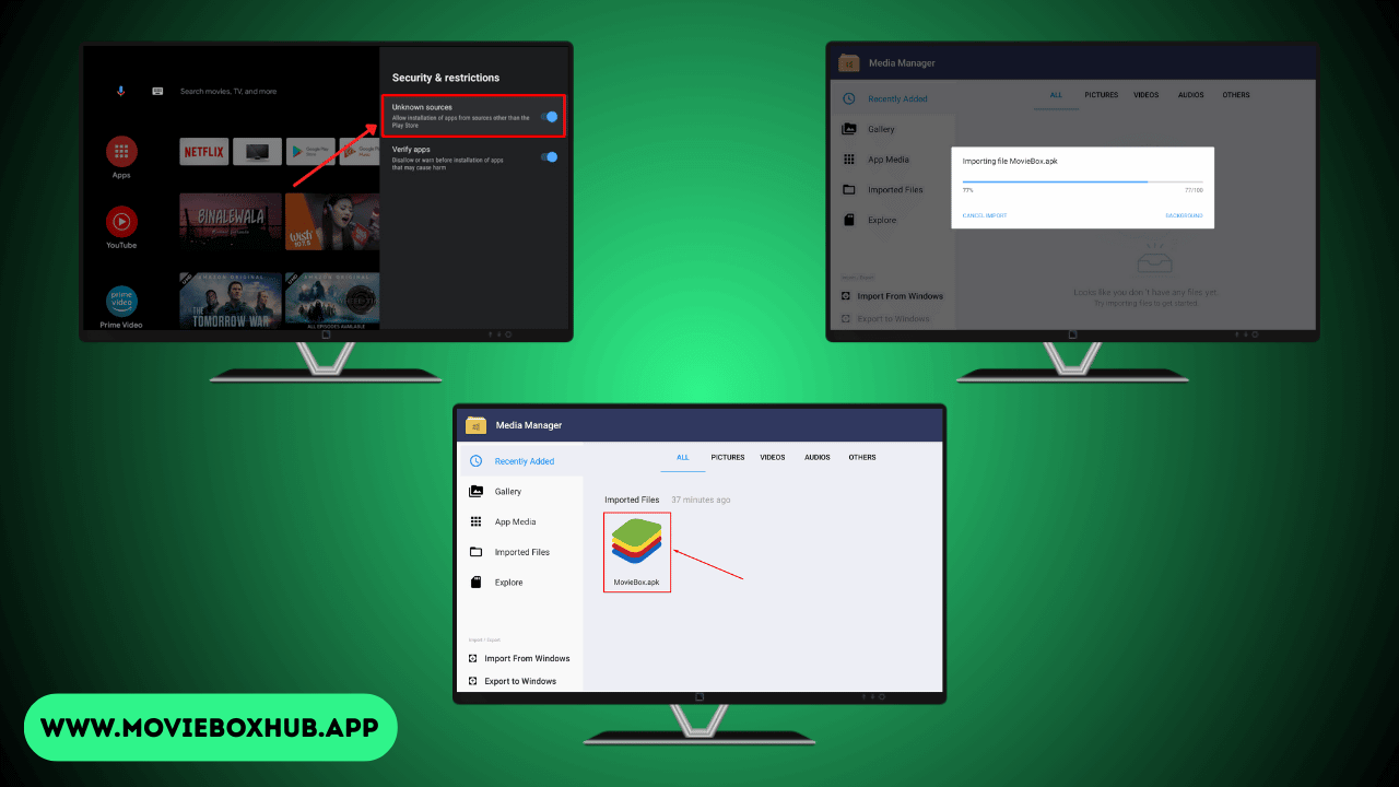 Install MovieBox APK on Smart TV (1)