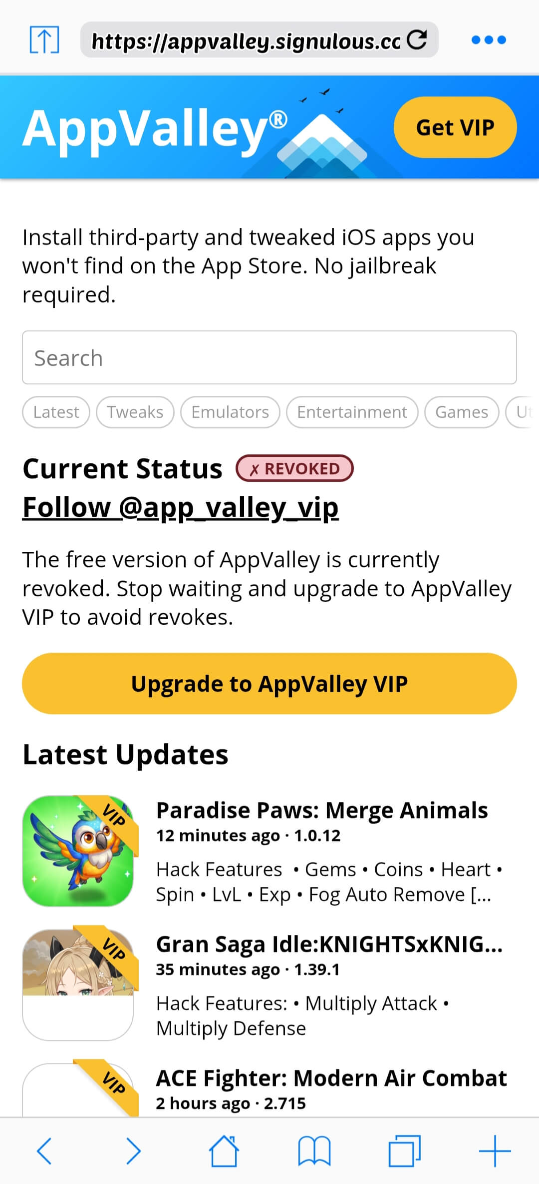 Official AppValley Website Access