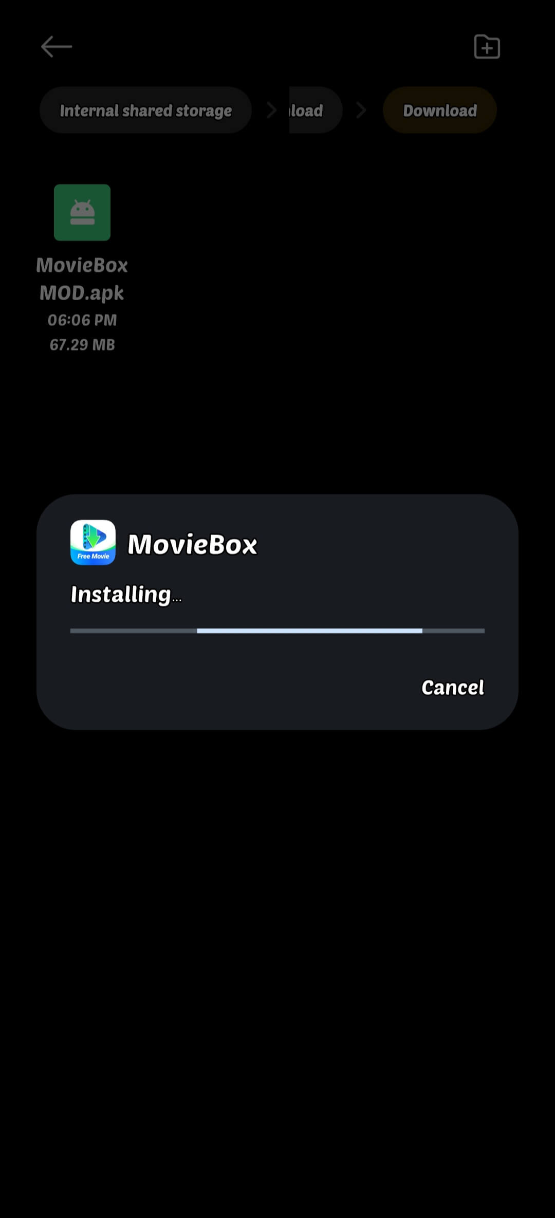 Start Installation Process